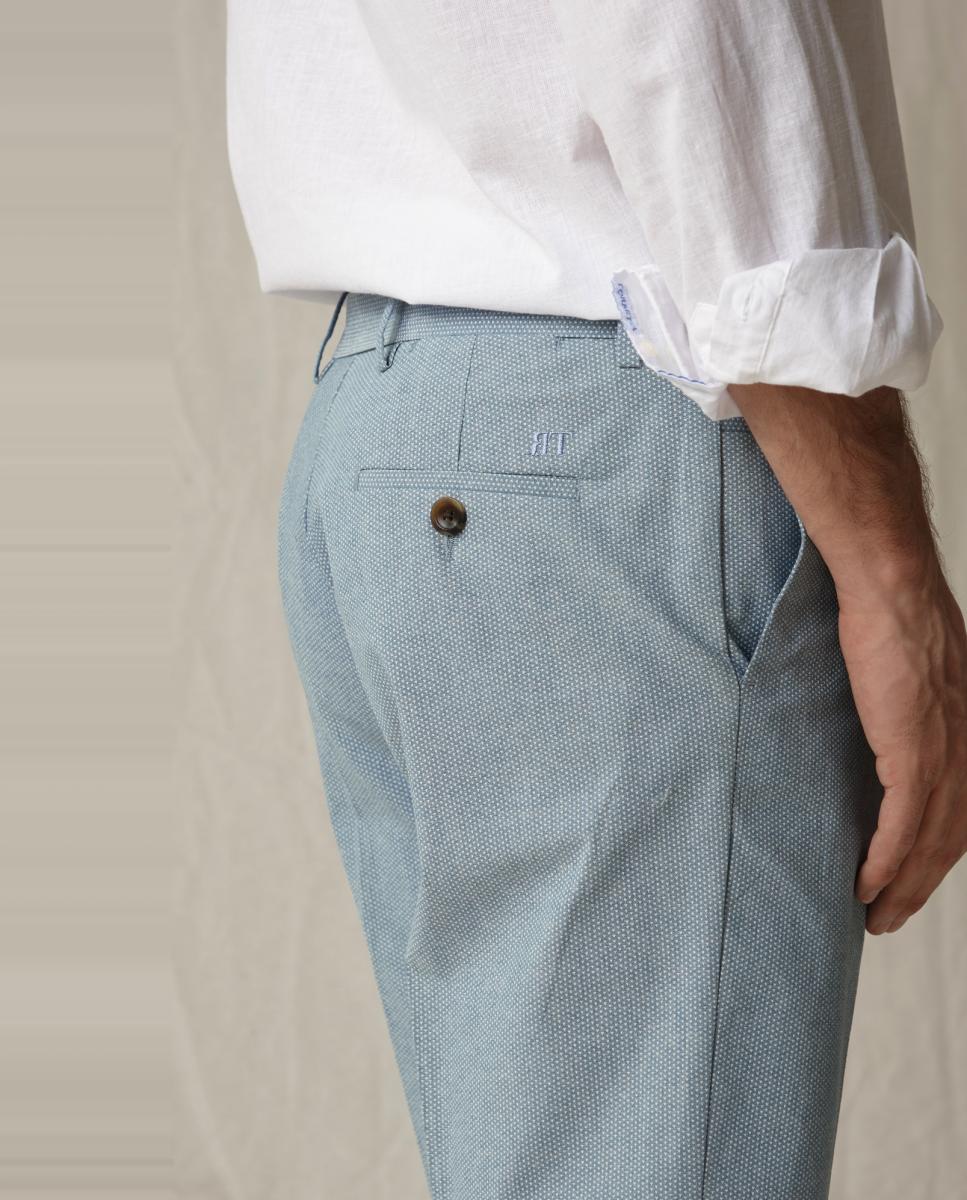 Bermudas Curtas Desportivas Azul-5