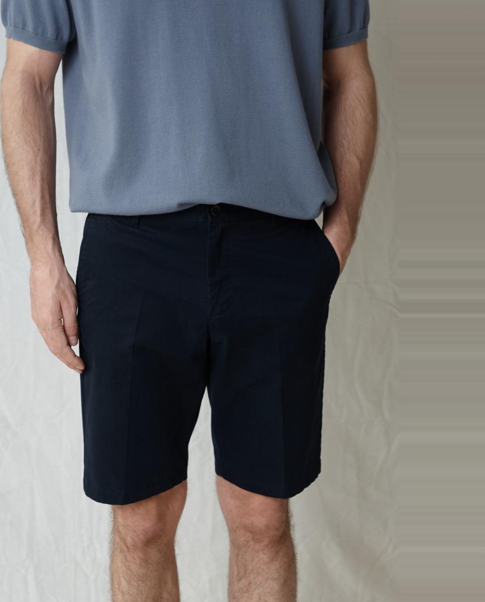 Bermudas Curtas Desportivas Azul-marinho-3