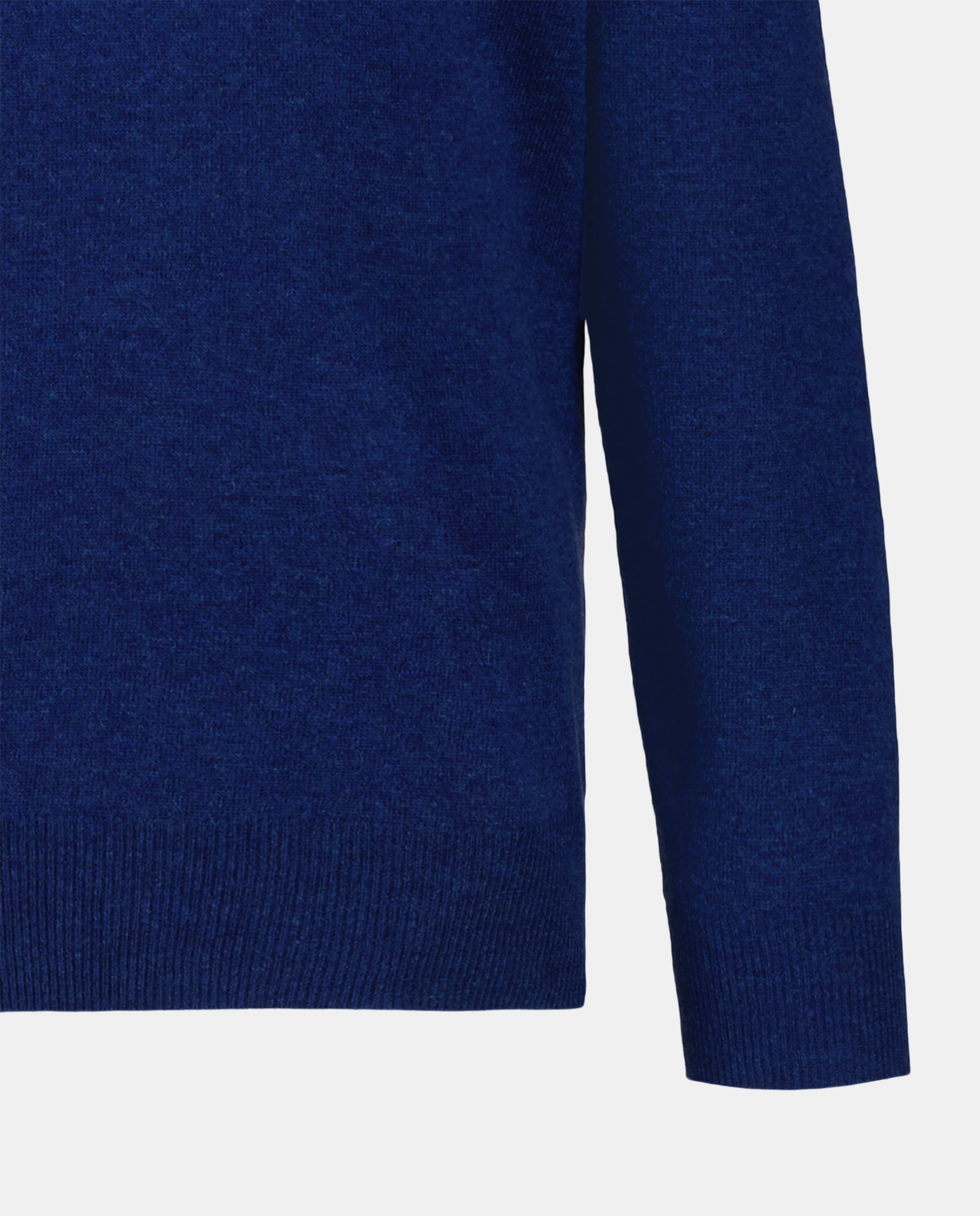 Imagen 5 de Jersey de lana 100% de hombre con el cuello redondo - Alan Paine - Azul índigo Azul índigo