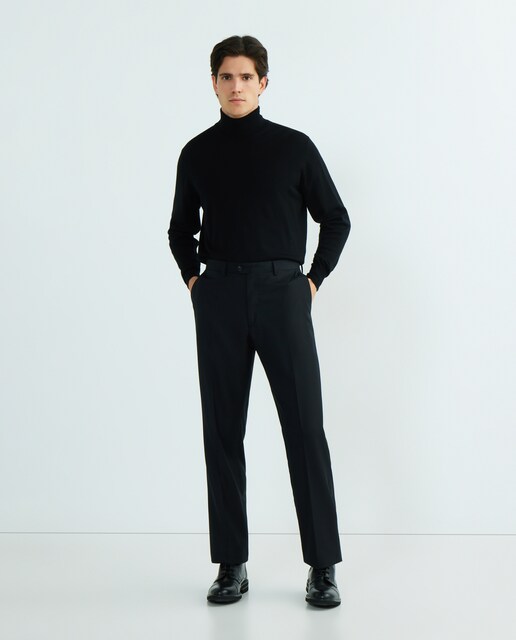 Imagem 0 de Camisola de Malha com Gola Cisne em Lã 100% Merino