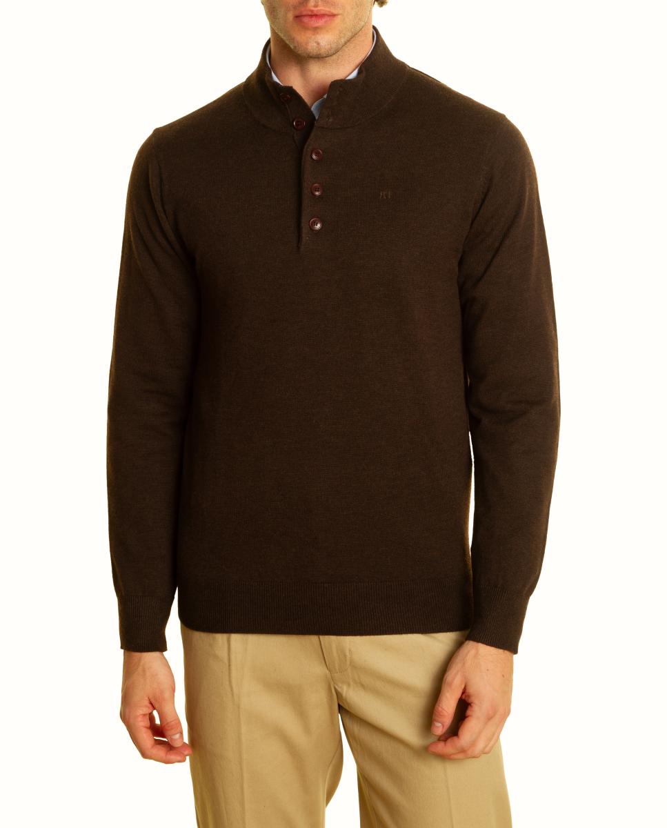 Jersey de hombre - Roberto Torretta - Marrón Marrón-3