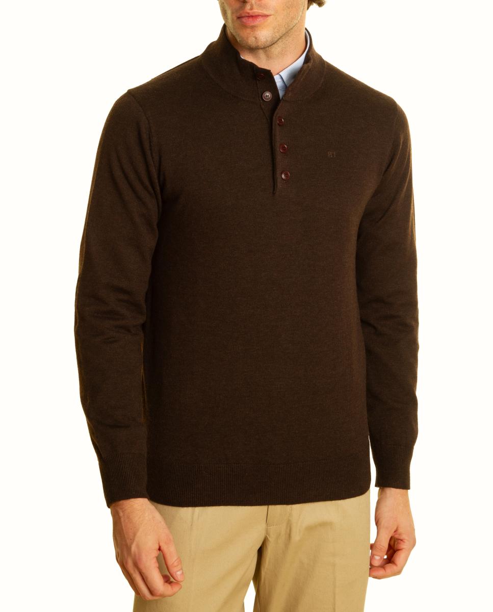 Jersey de hombre - Roberto Torretta - Marrón Marrón-5