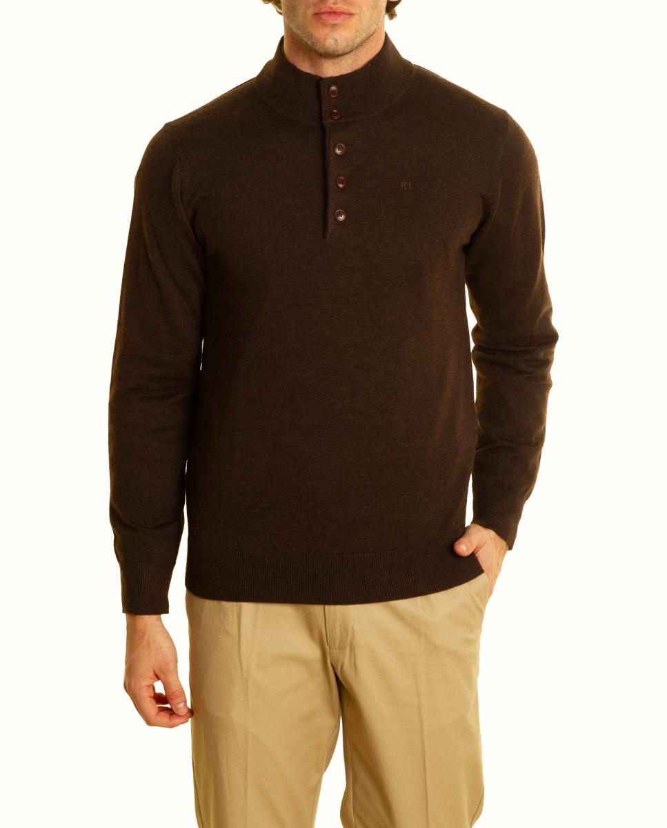 Jersey de hombre - Roberto Torretta - Marrón Marrón-7