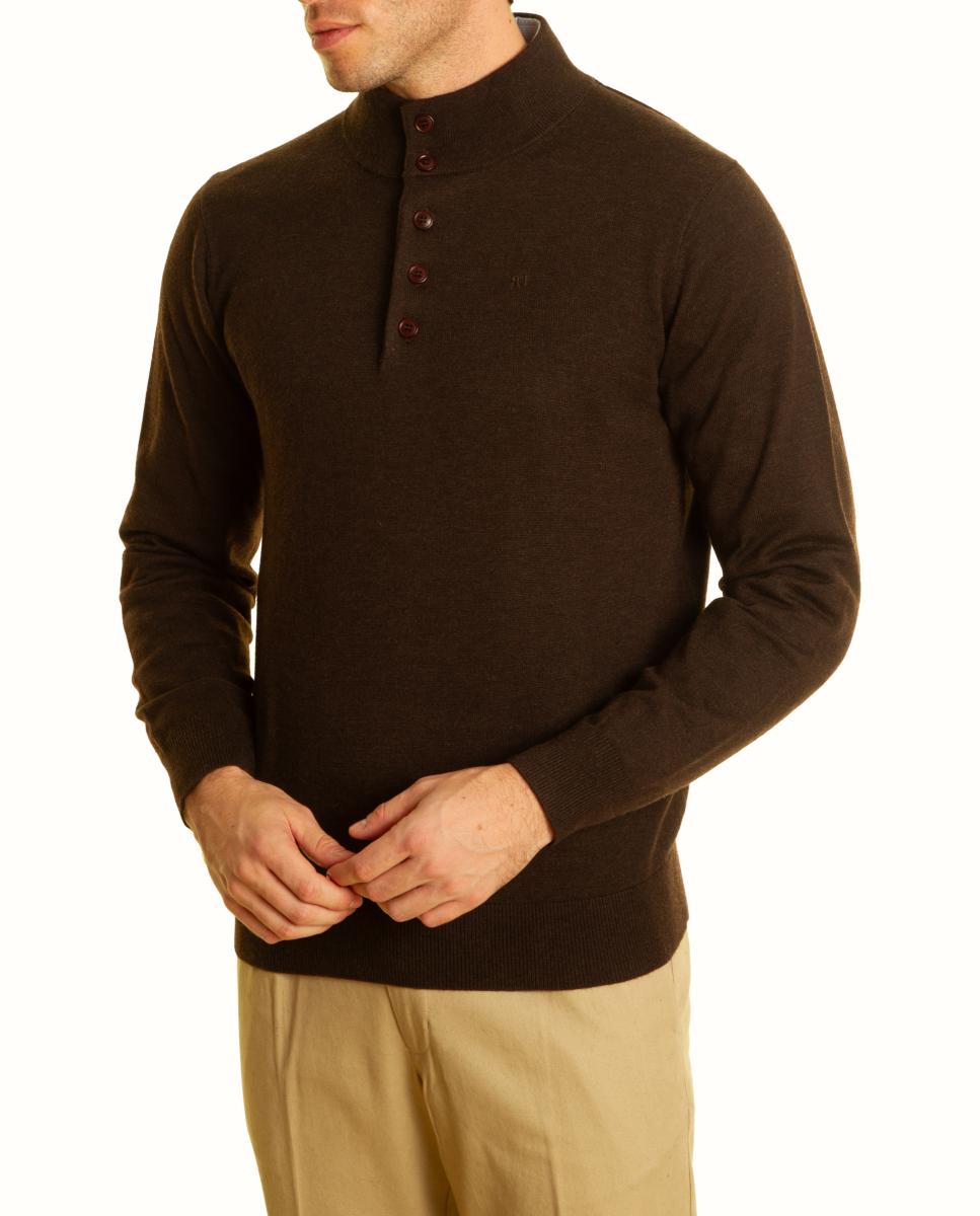 Jersey de hombre - Roberto Torretta - Marrón Marrón-8