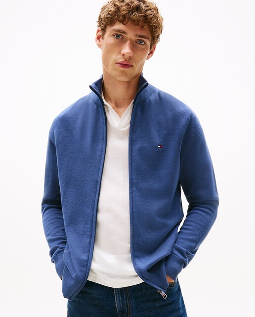 Imagem 0 de Casaco Liso com Fecho de Correr Inteiro