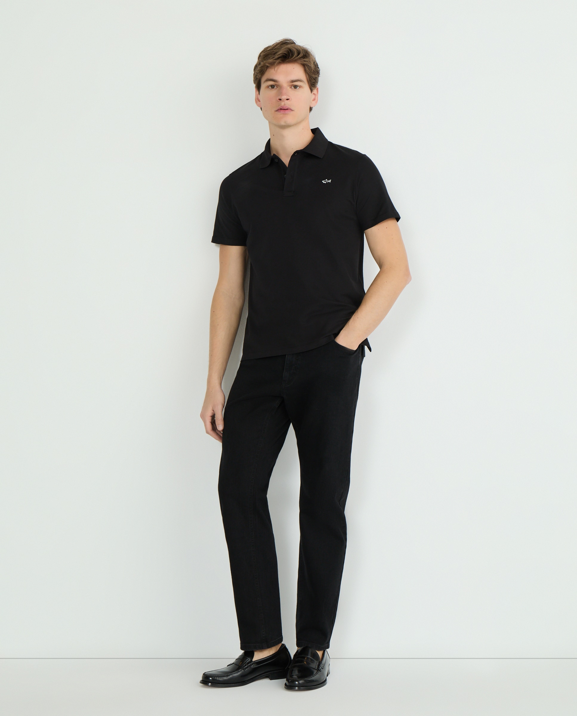 Polo de hombre manga corta - Paul & Shark - Negro Negro-2