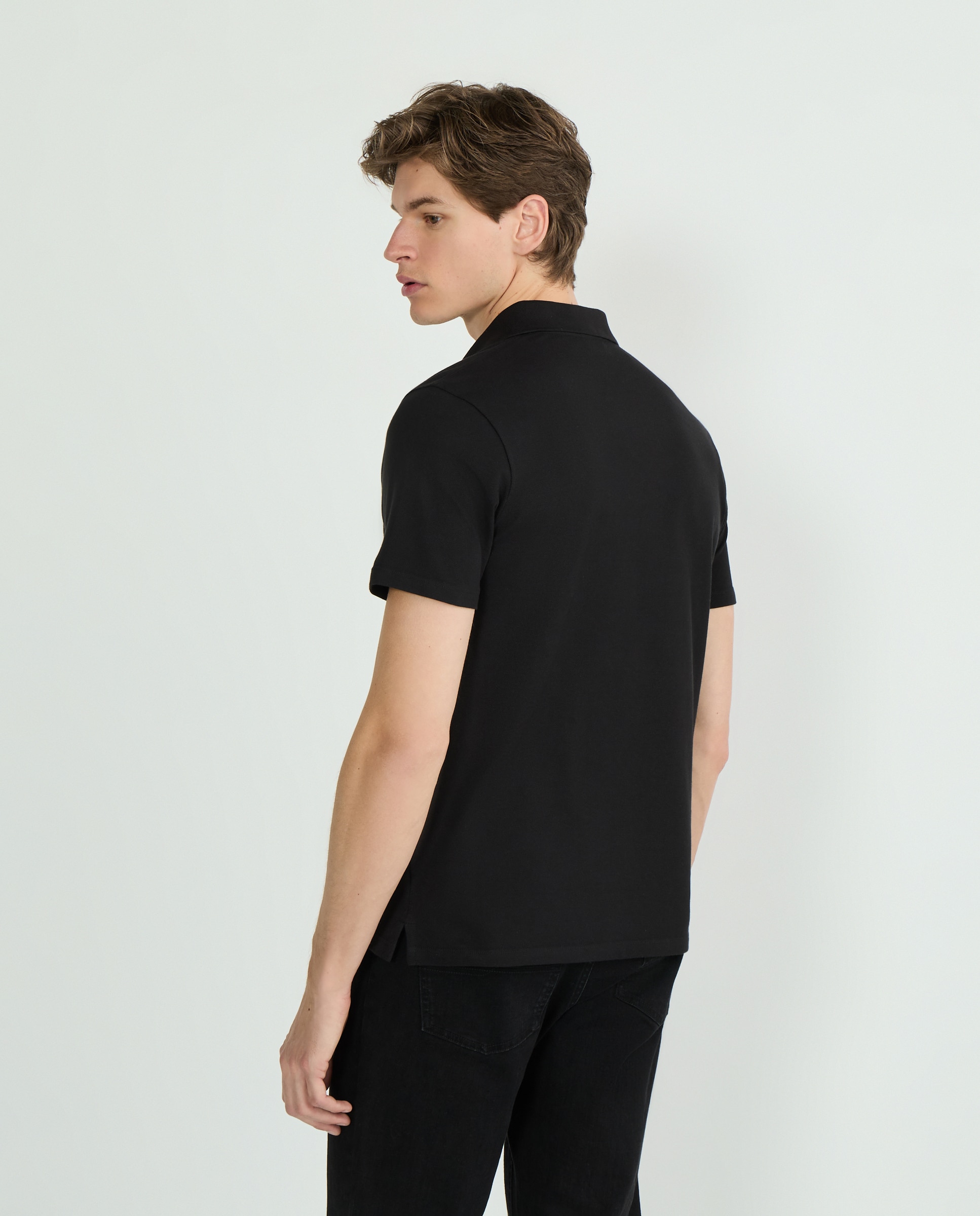 Polo de hombre manga corta - Paul & Shark - Negro Negro-3