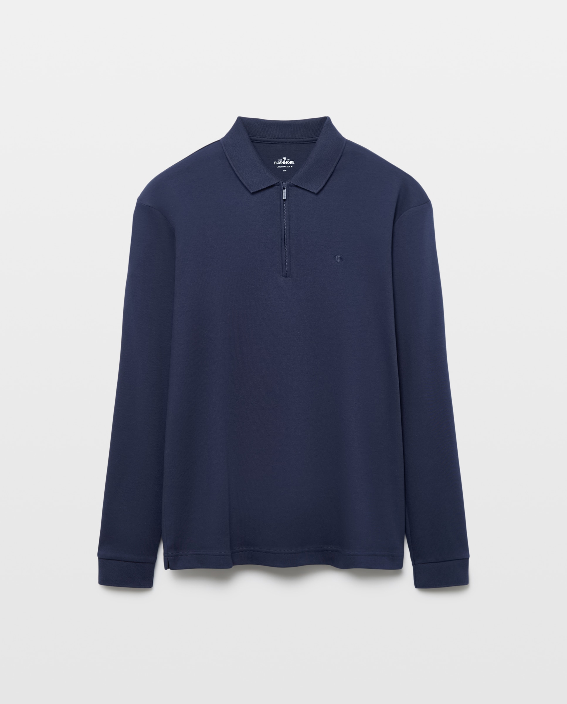 Polo de hombre manga larga - Rushmore - Azul marino Azul marino-4