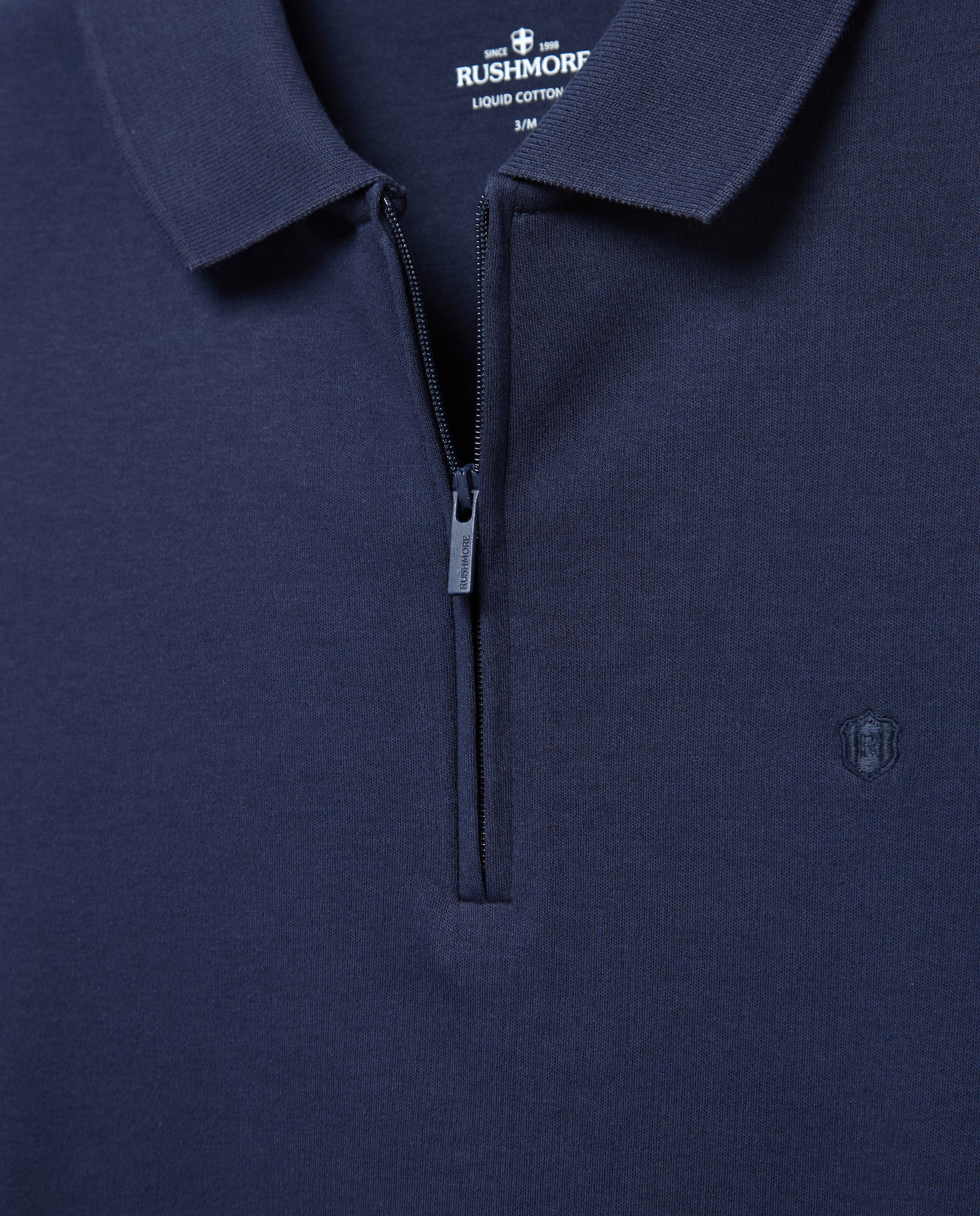 Polo de hombre manga larga - Rushmore - Azul marino Azul marino-5