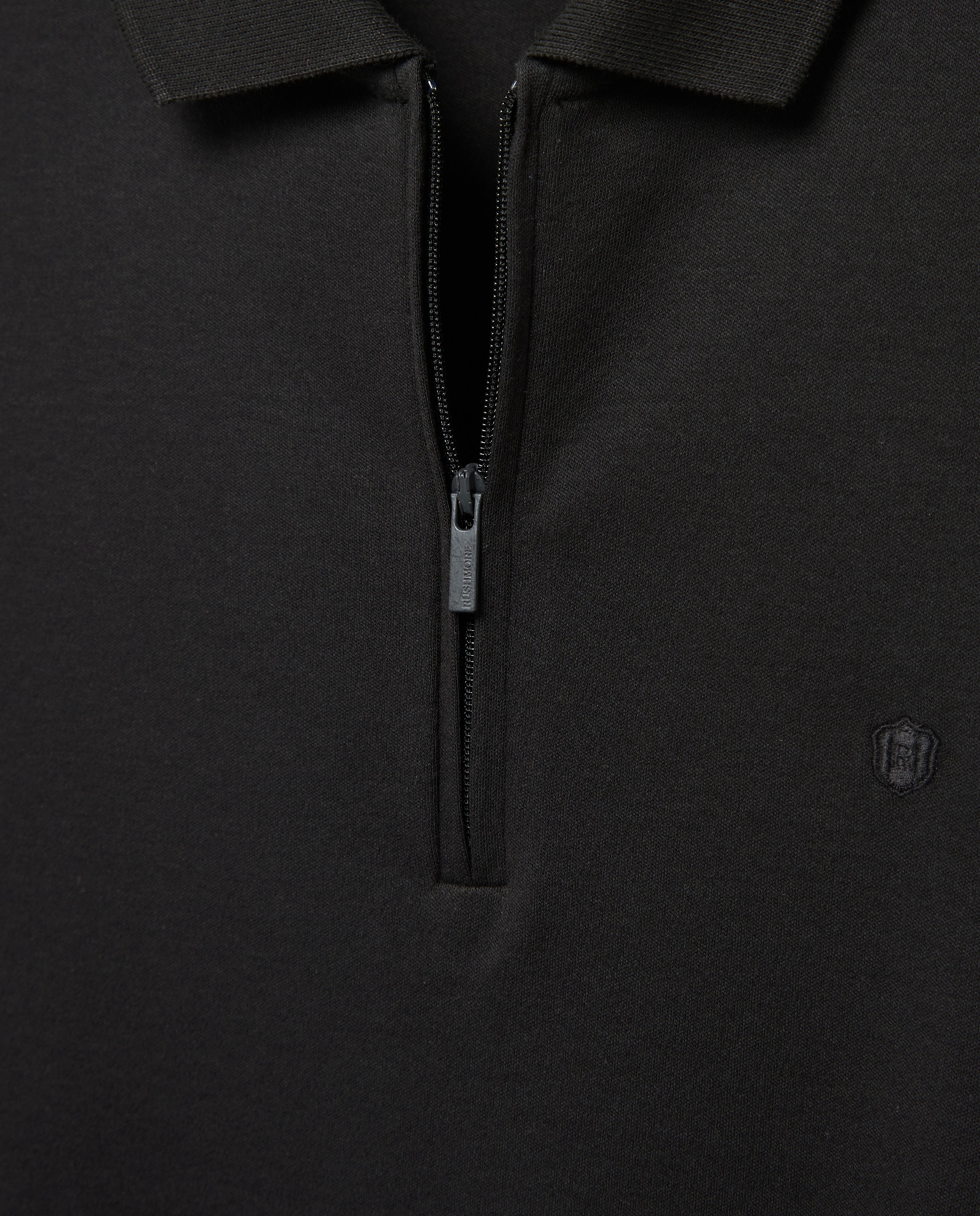 Polo de hombre manga larga - Rushmore - Negro Negro-6