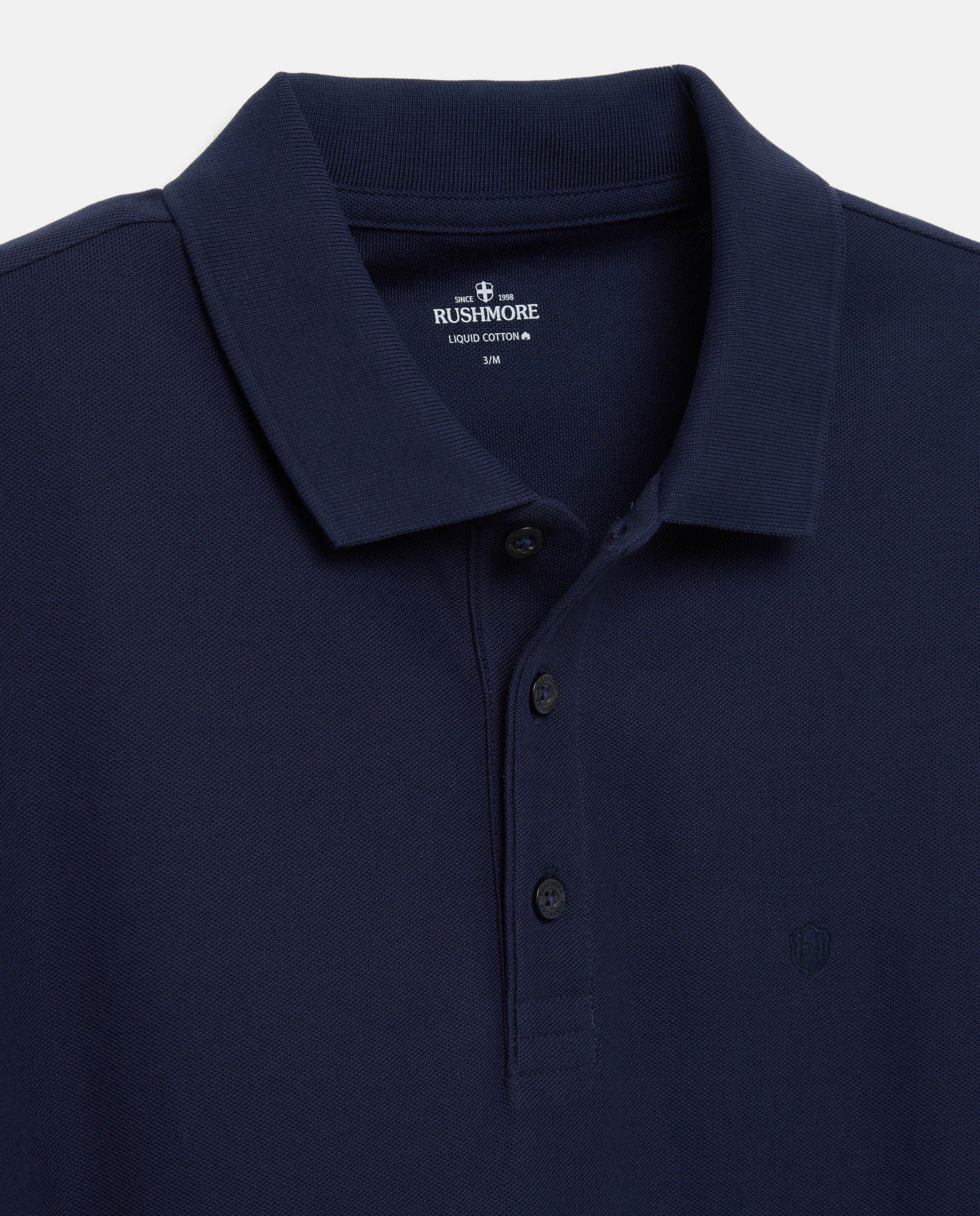 Polo de hombre manga larga - Rushmore - Azul Azul-5