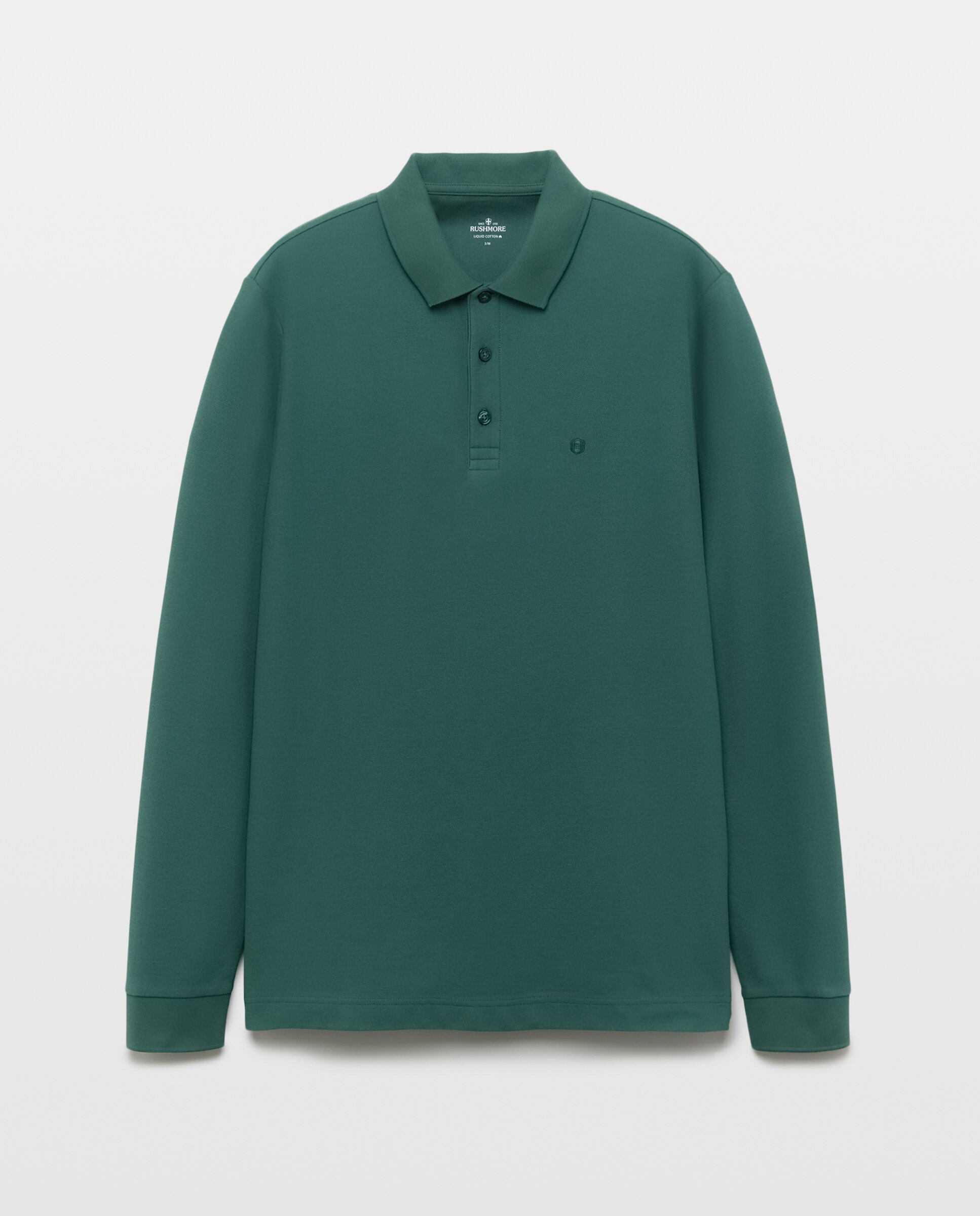 Polo de hombre manga larga - Rushmore - Verde Verde-4
