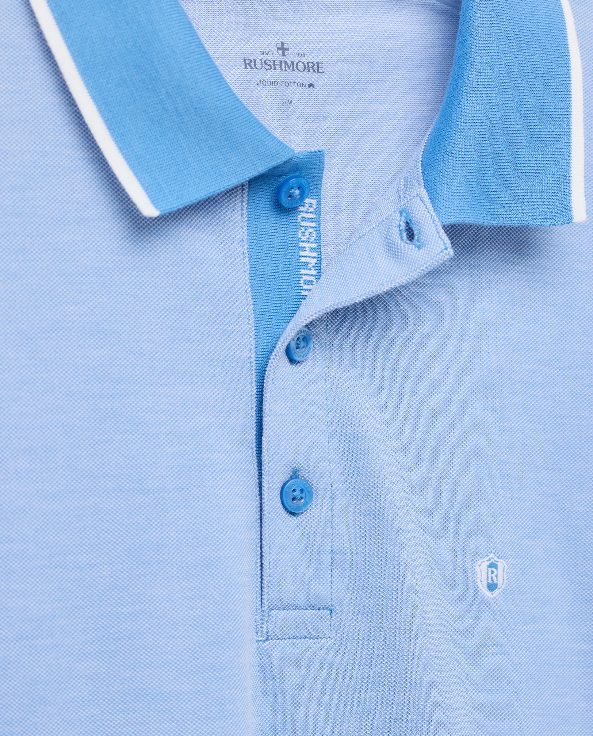 Polo de hombre de manga corta - Rushmore - Azul Azul-5