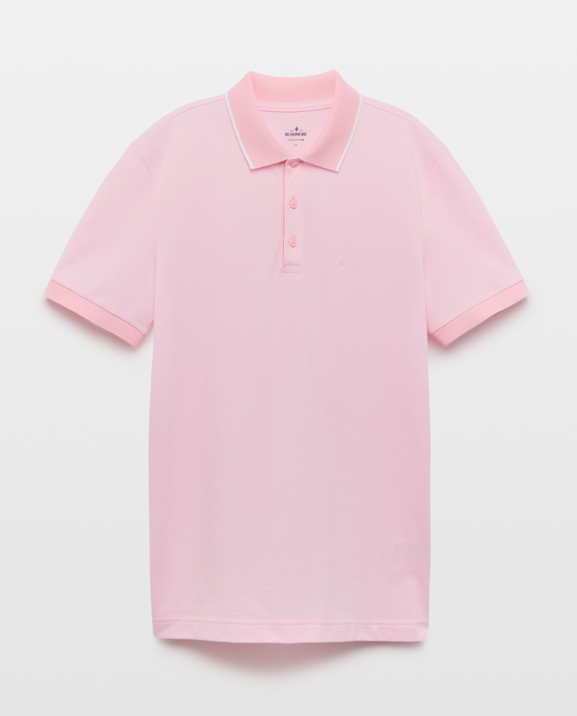Polo de hombre de manga corta - Rushmore - Rosa Rosa-4