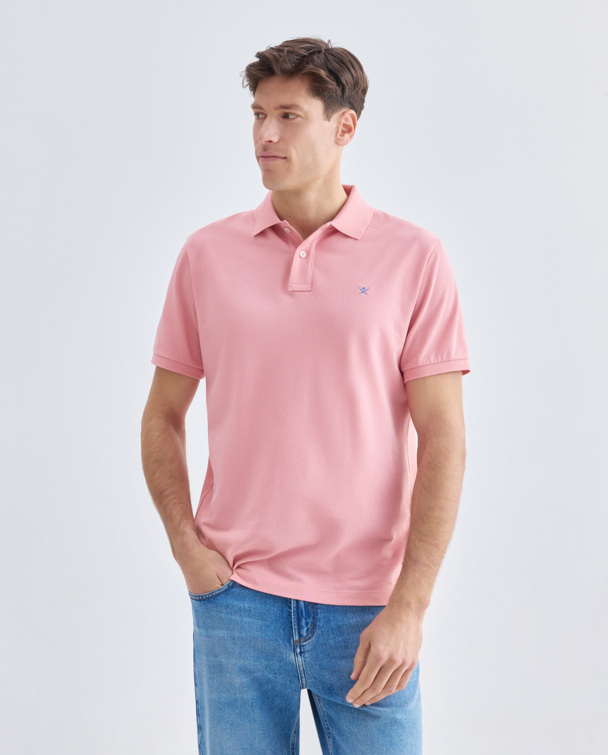 Imagem 0 de Polo Piqué Classic Fit com Manga Curta e Logótipo