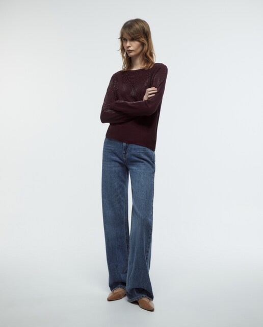 Imagen 0 de Jersey con strass