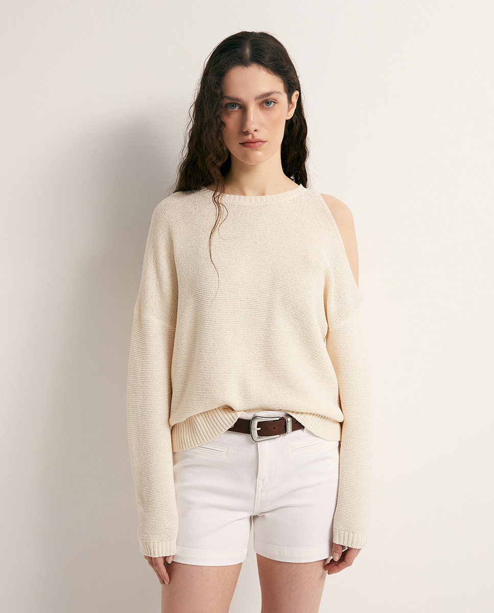 Imagem 0 de Camisola de malha cut out