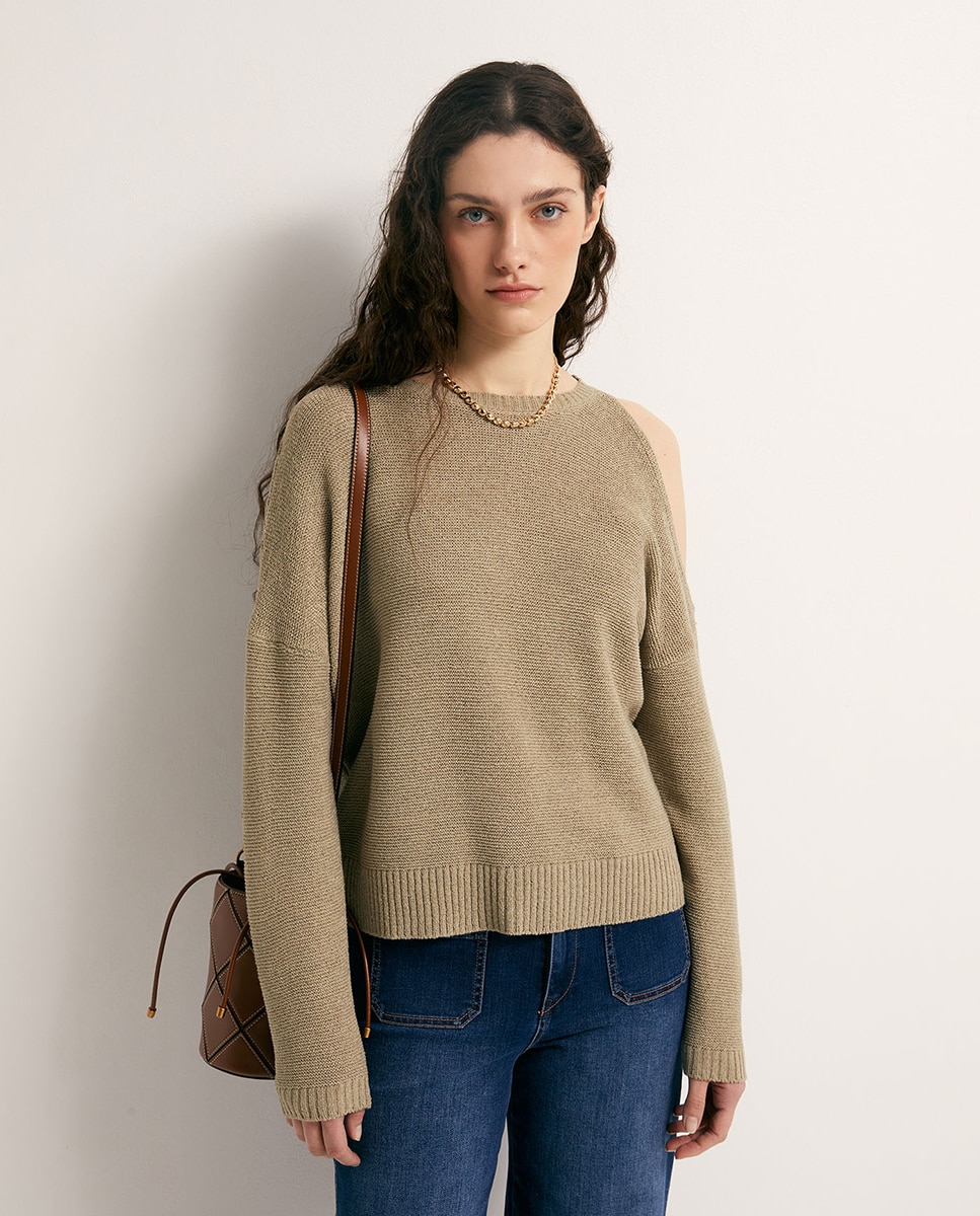 Imagem 0 de Camisola de malha cut out