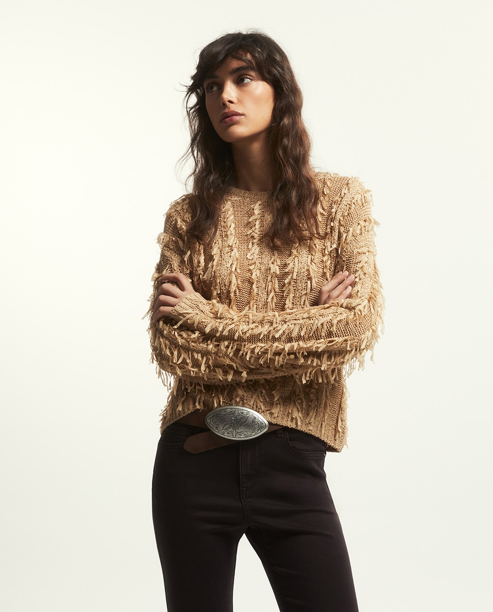 Imagem 0 de Camisola de Malha com Fita