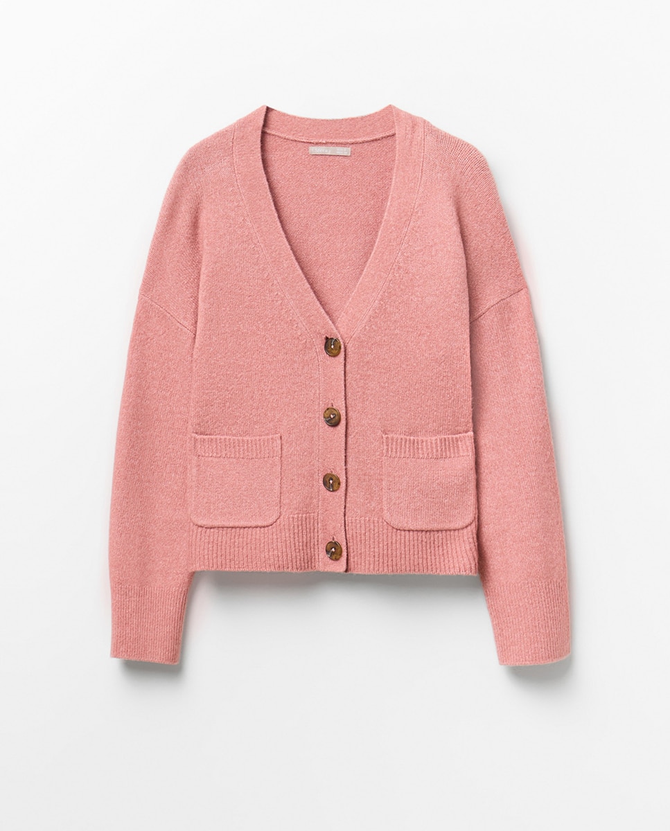 Casaco de Malha Soft 200 Rosa-5