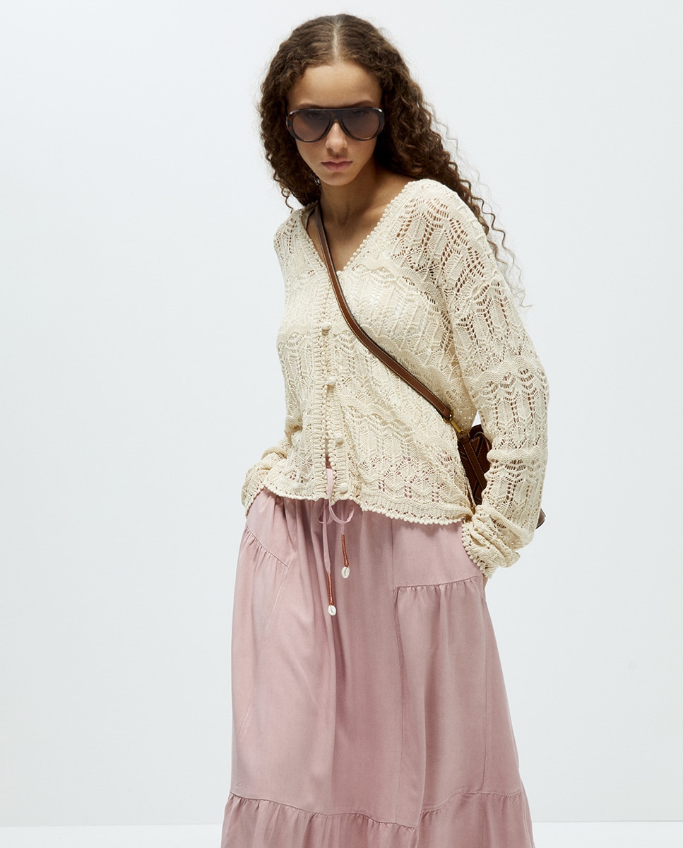 Sfera - Chaqueta calada.