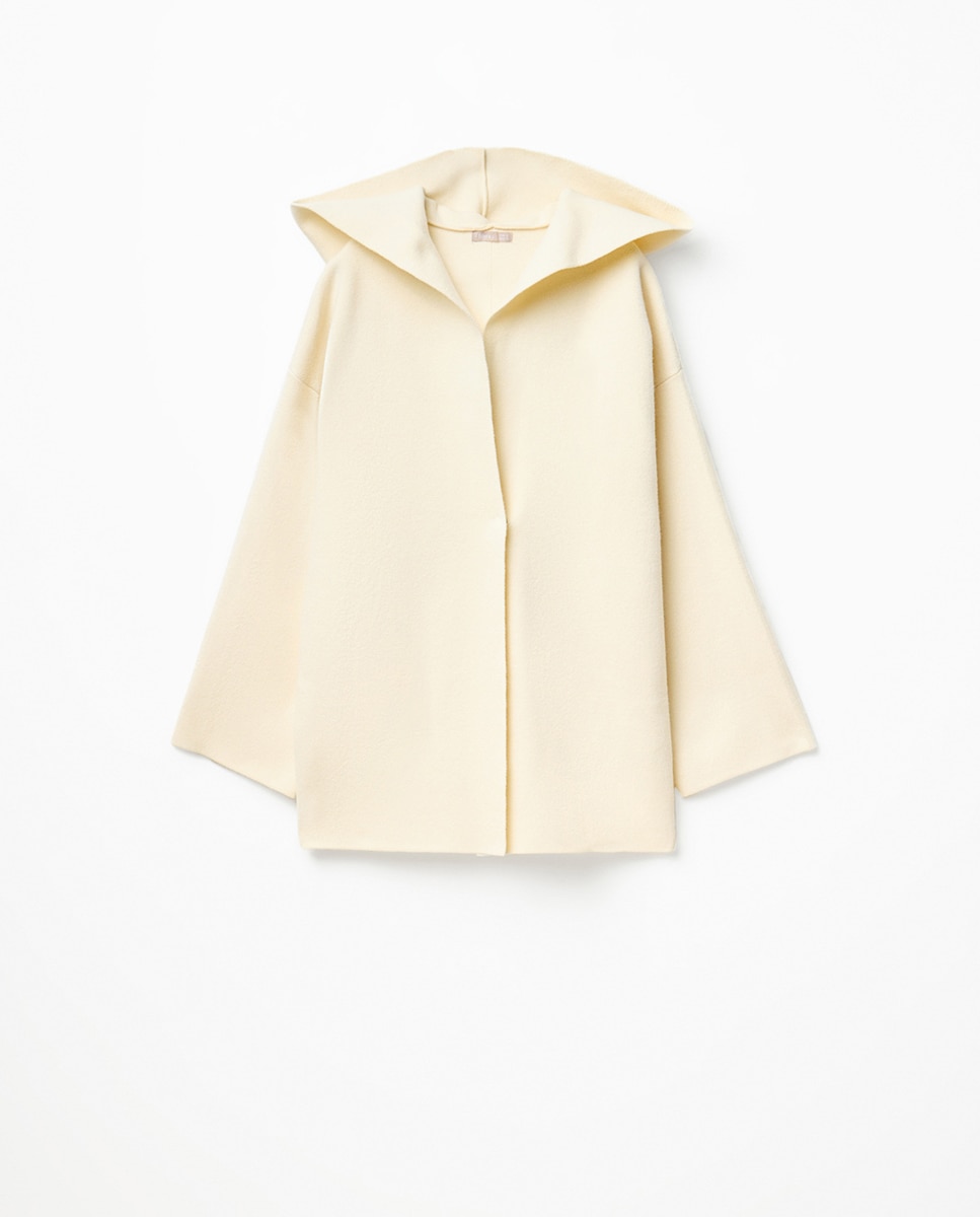 Casaco com Capuz Oversize 120 Cru-5