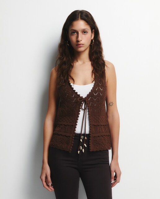 Imagen 0 de Chaleco punto calado