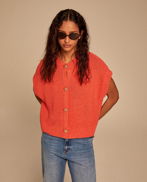 Imagen 0 de Chaleco botones estrella