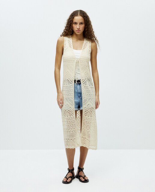 Imagen 0 de Chaleco largo calado