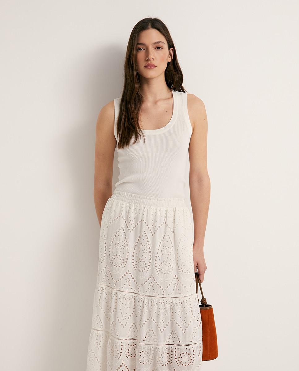 Sfera - Top punto rib.