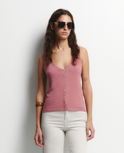 Imagen 0 de Top punto liso