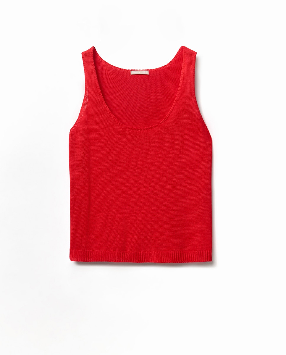 Top de Malha Vermelho-5