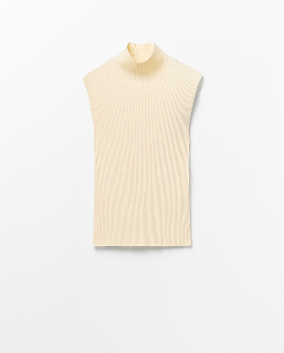 Top cuello perkins - Sfera - 120 Crudo 120 Crudo-5