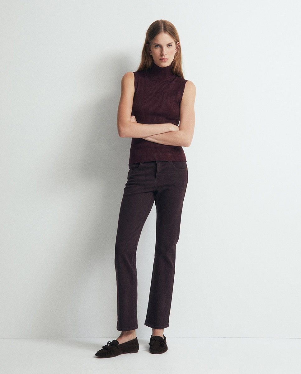 Top de Meia Gola Bordeaux-2