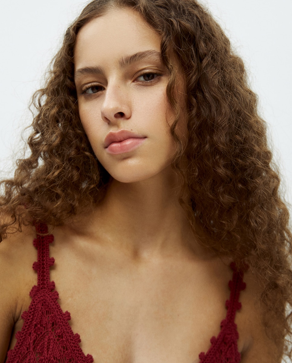 Top de Crochet Vermelho-4