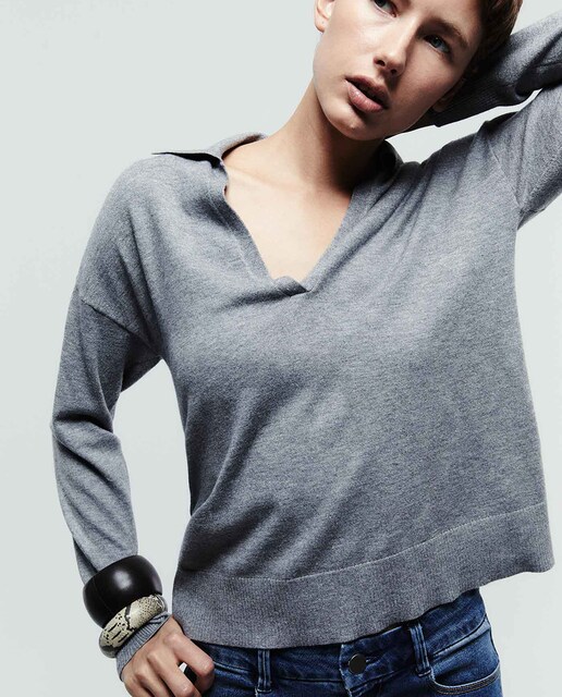 Imagen 0 de Jersey cuello polo