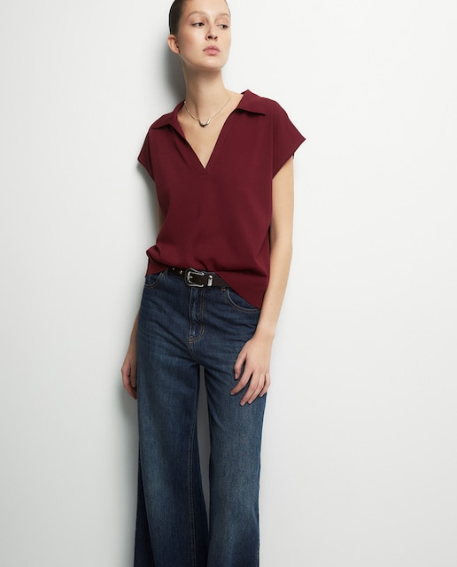 Imagem 0 de Camisola de Malha Tipo Polo