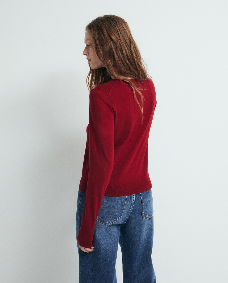 Imagen 4 de Jersey panadera volantes - Sfera - 600 Rojo 600 Rojo