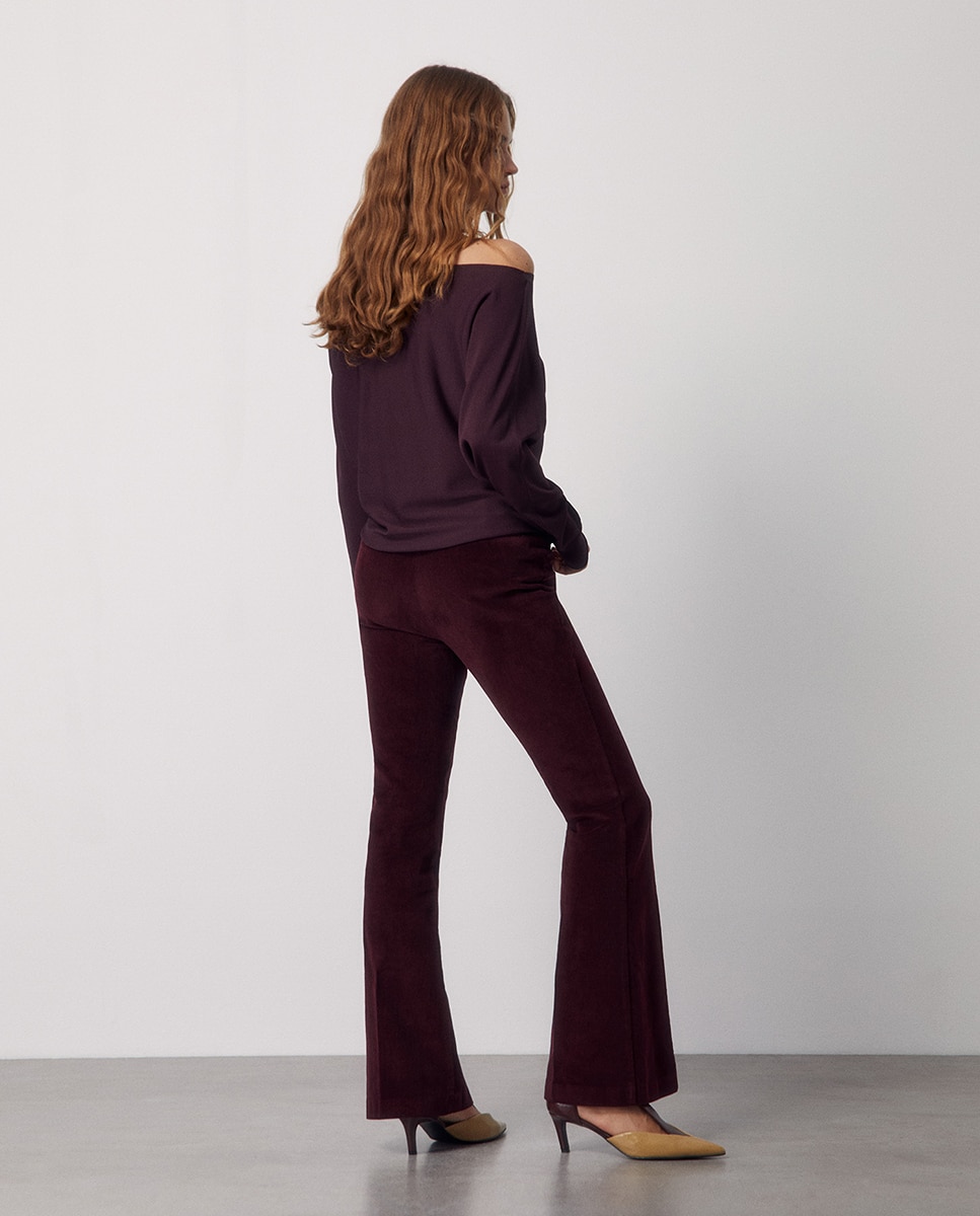 Imagen 5 de Jersey cuello perkins cut out - Sfera - Burdeos Burdeos