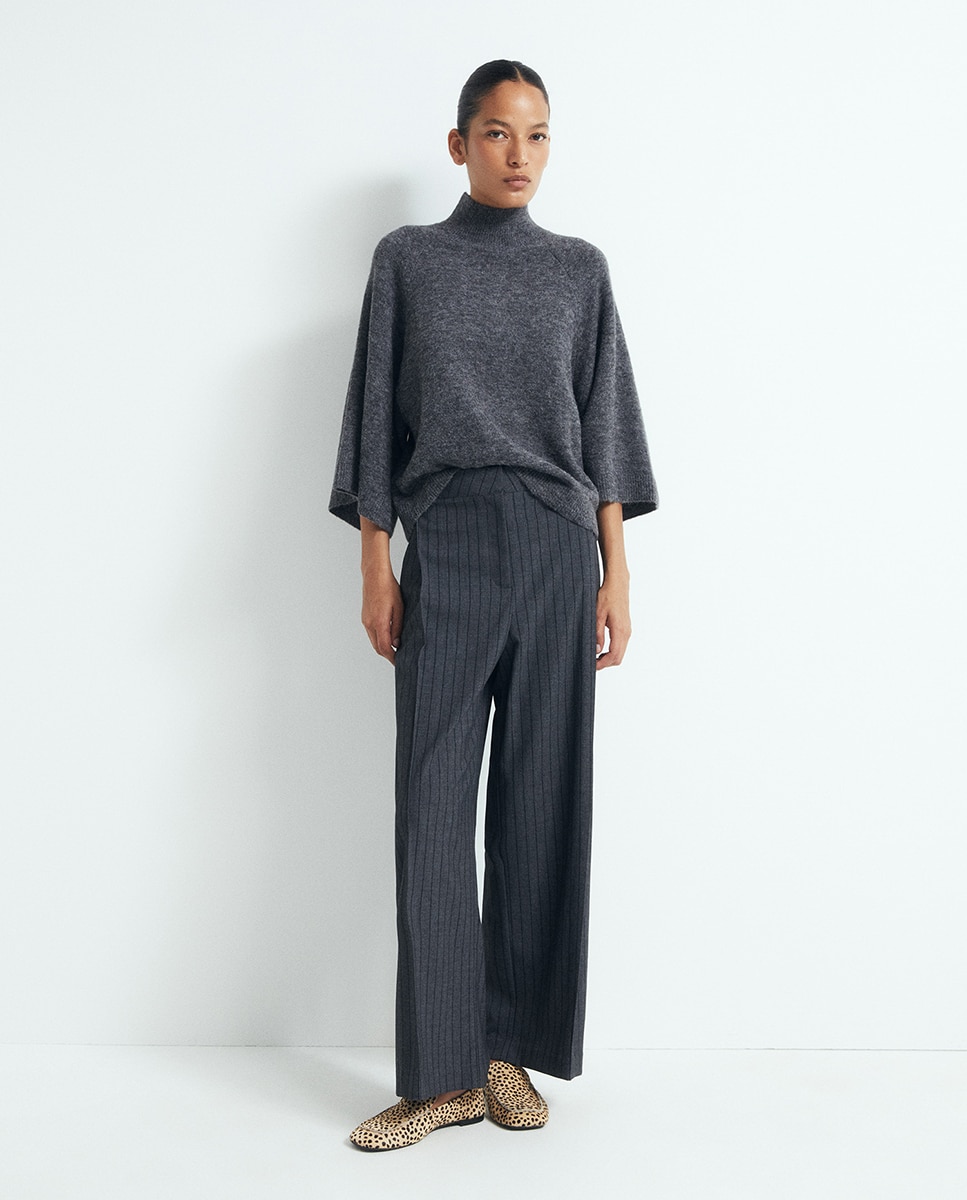 Jersey manga ancha - Sfera - 820 Gris medio 820 Gris medio-2