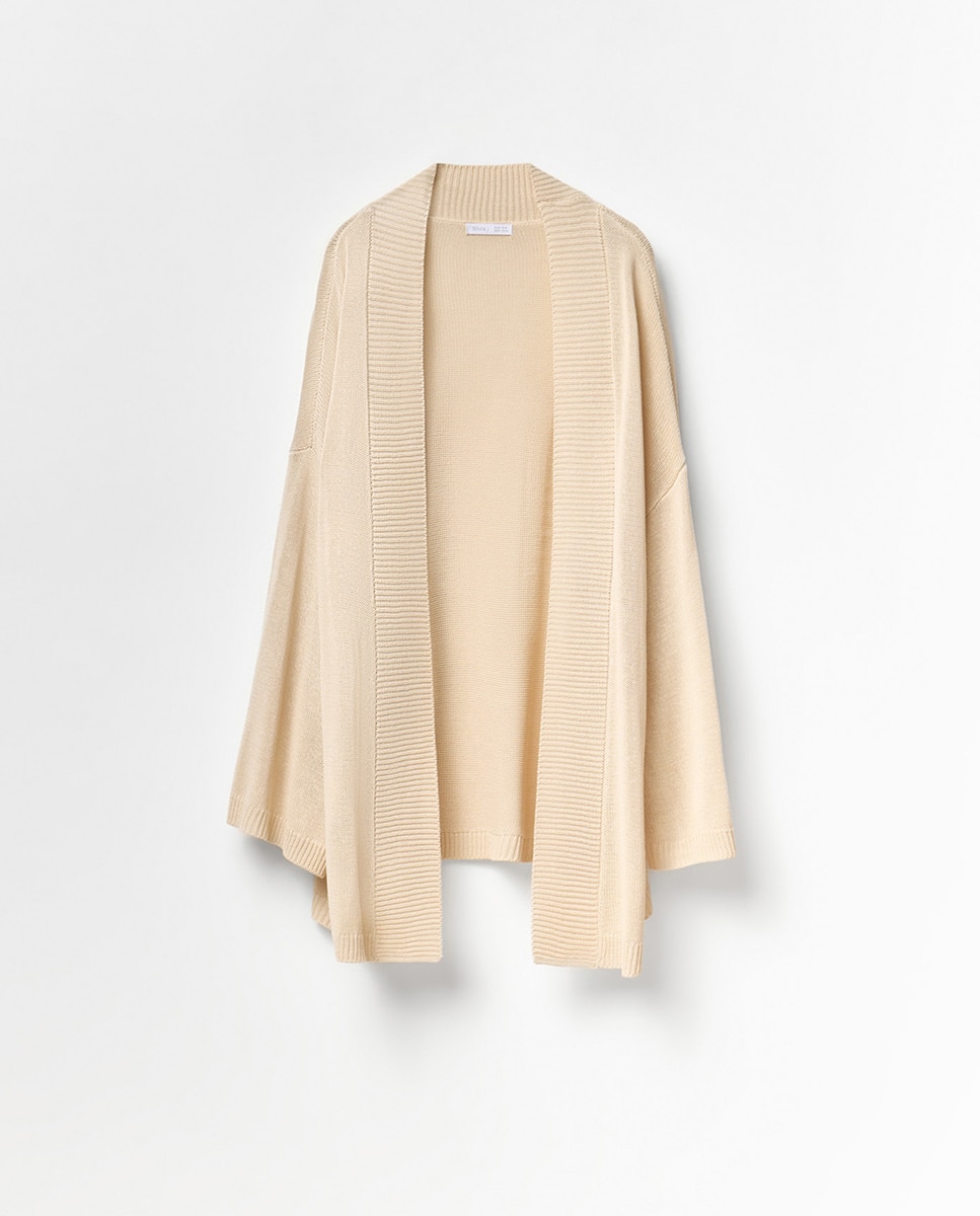 Casaco Tipo Kimono Bordeaux-5