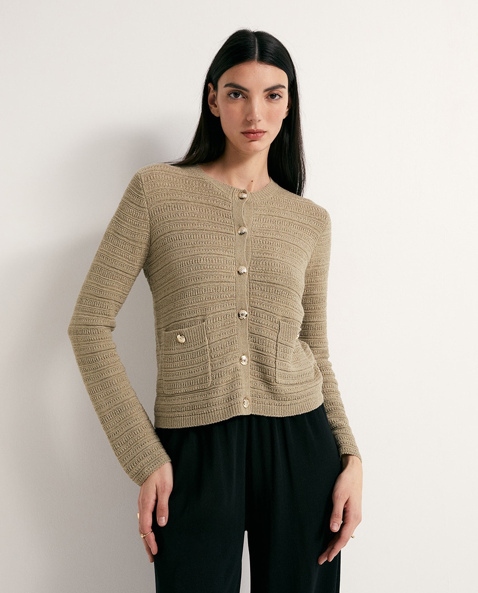 Sfera - Chaqueta punto estructura.