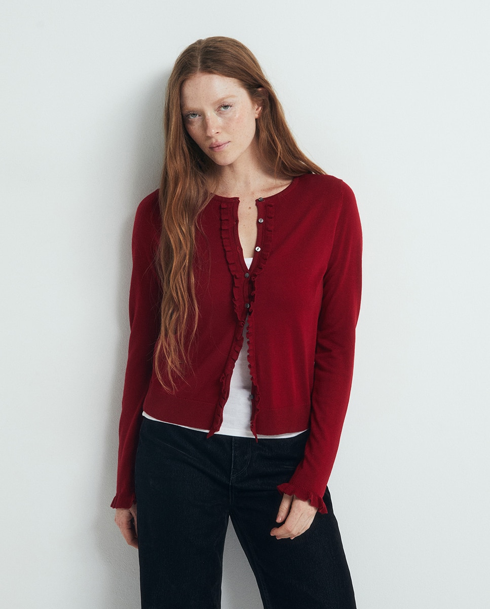 Chaqueta cuello caja - Sfera - 600 Rojo 600 Rojo-1