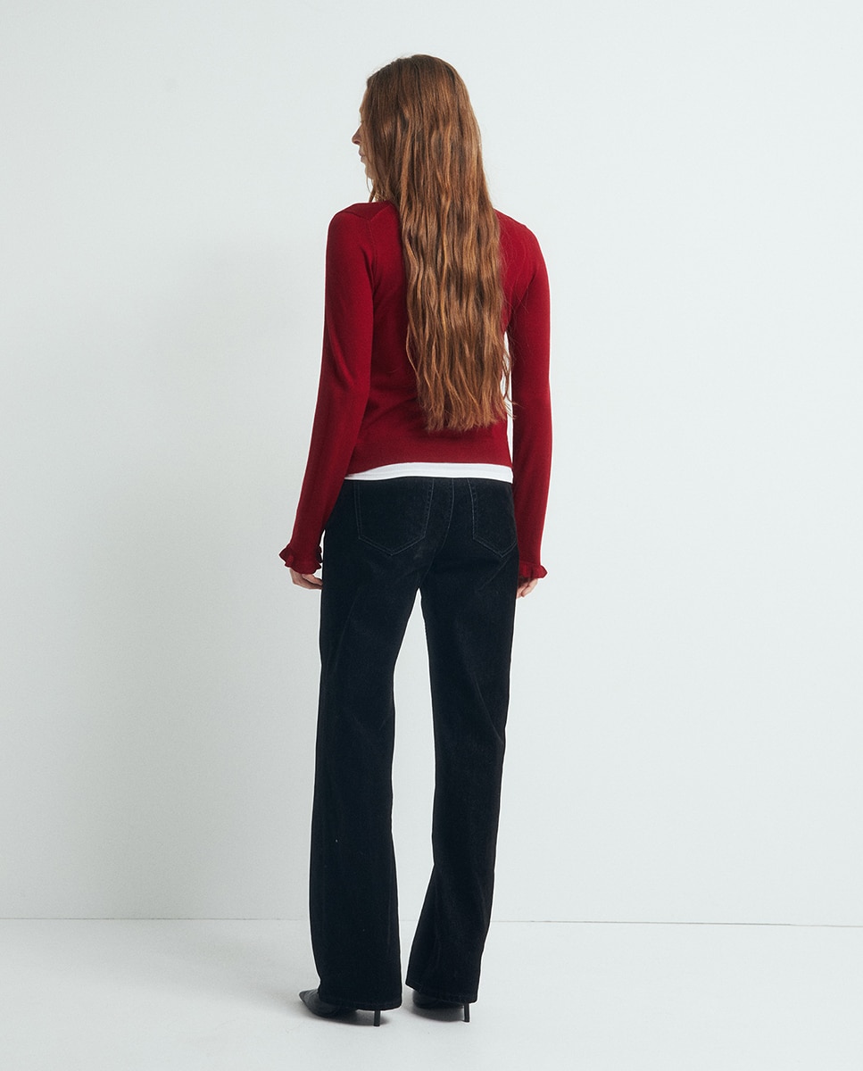 Chaqueta cuello caja - Sfera - 600 Rojo 600 Rojo-4