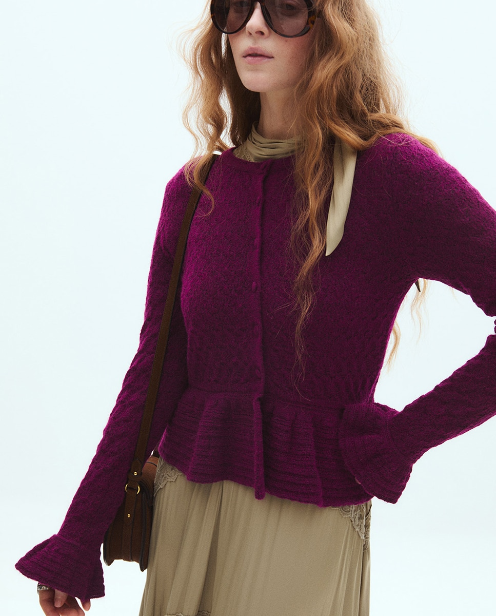 Chaqueta calada peplum - Sfera - Buganvilla Buganvilla-2