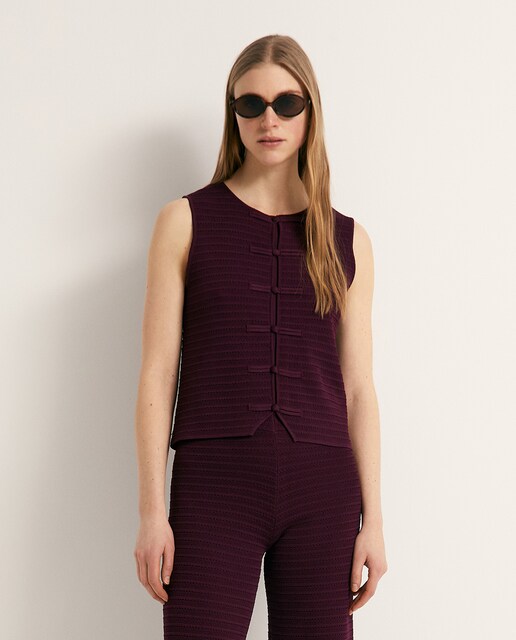 Imagen 0 de Chaleco alamares conjunto