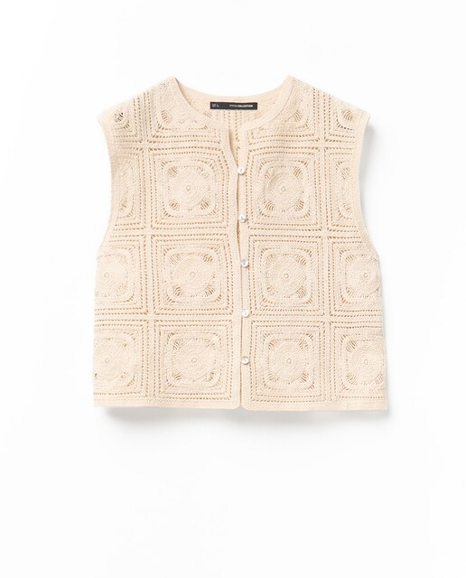 Imagen 0 de Chaleco botones crochet