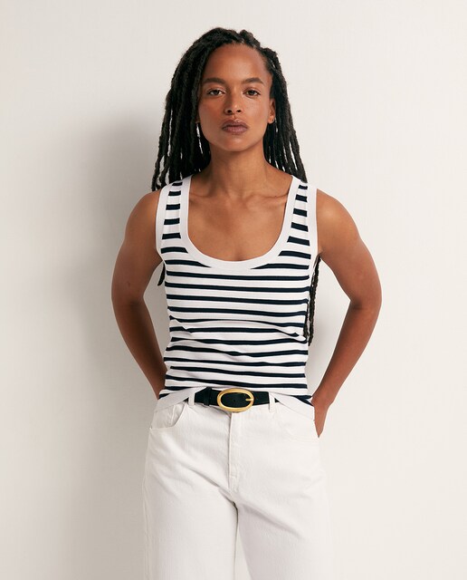 Imagen 0 de Top punto rayas