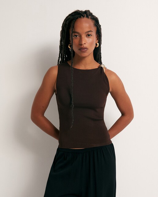 Imagen 0 de Top aplique metálico