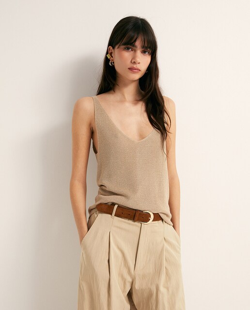 Imagen 0 de Top punto metalizado